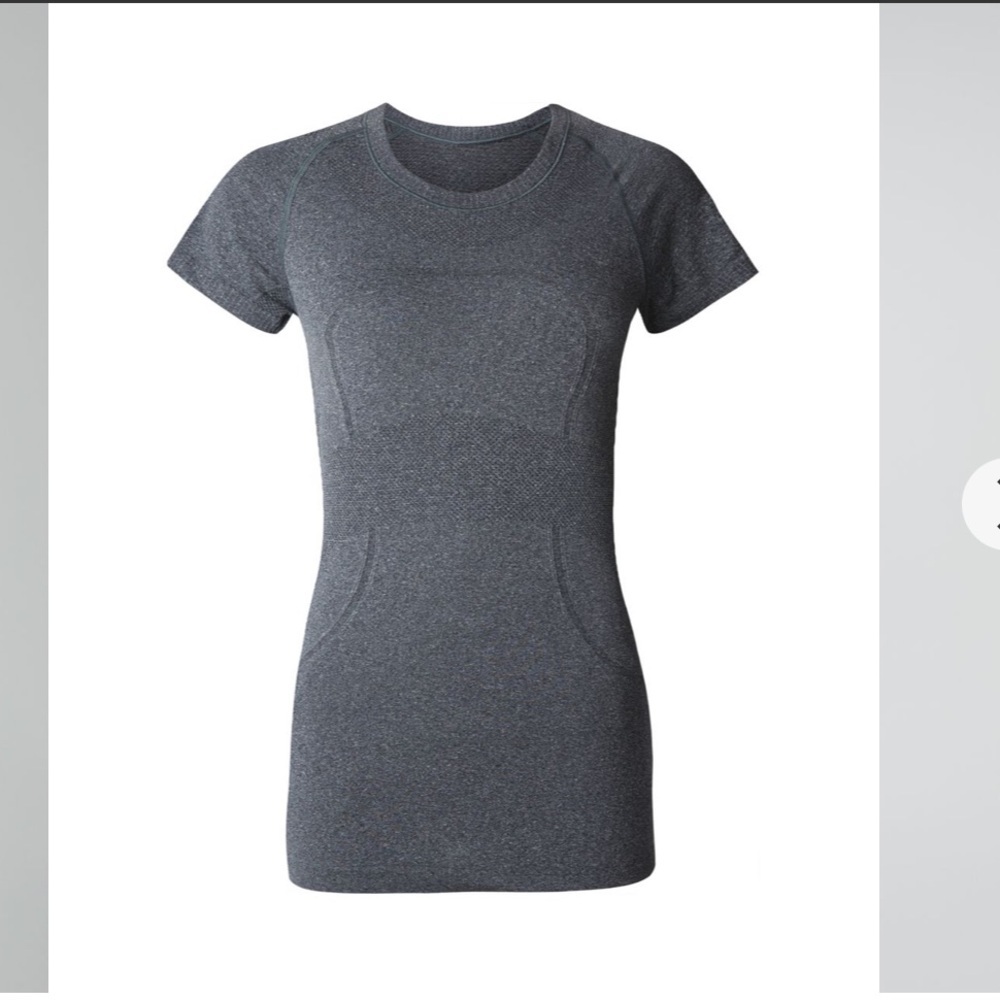 • Lululemon • Women’s Swiftly Tech Short Sleeve Crew
Heathered Black / Gray 4